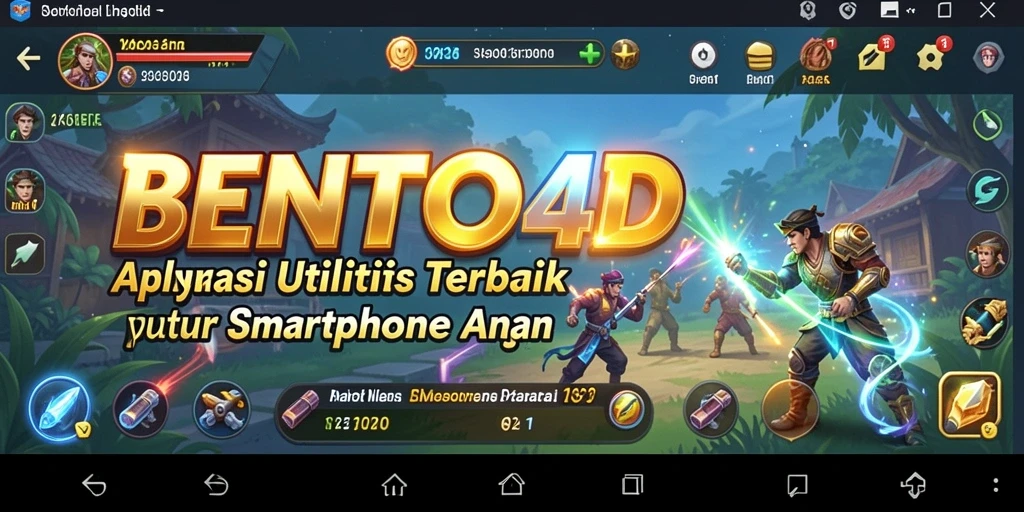 Tampilan utama aplikasi BENTO4D dengan fitur fitur utilitas yang lengkap