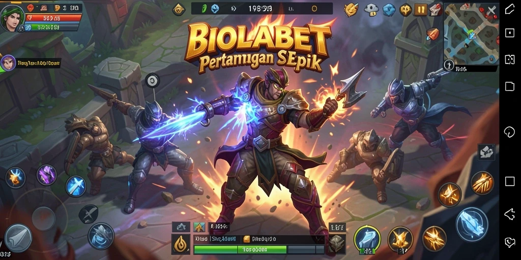 Tampilan gameplay <strong>BIOLABET</strong> yang menegangkan saat pertarungan berlangsung.