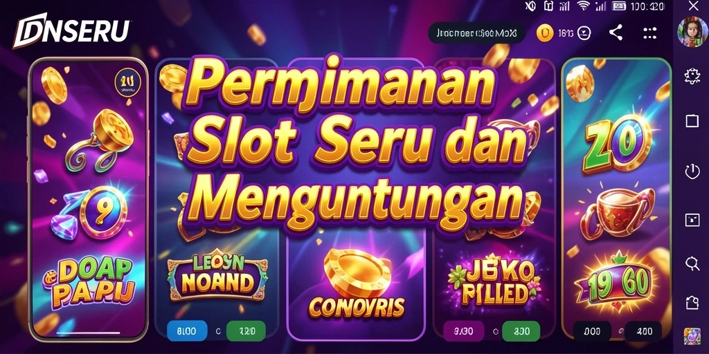 Tampilan gameplay menarik dan seru dari IDNSERU slot.