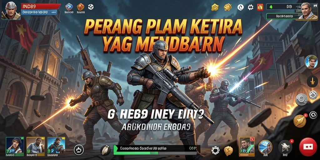 Tampilan gameplay menegangkan di IND89 dengan aksi tembak-menembak yang seru.