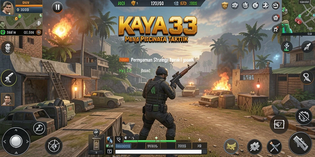 Screenshot KAYA33 menunjukkan aksi permainan strategi yang mendebarkan.