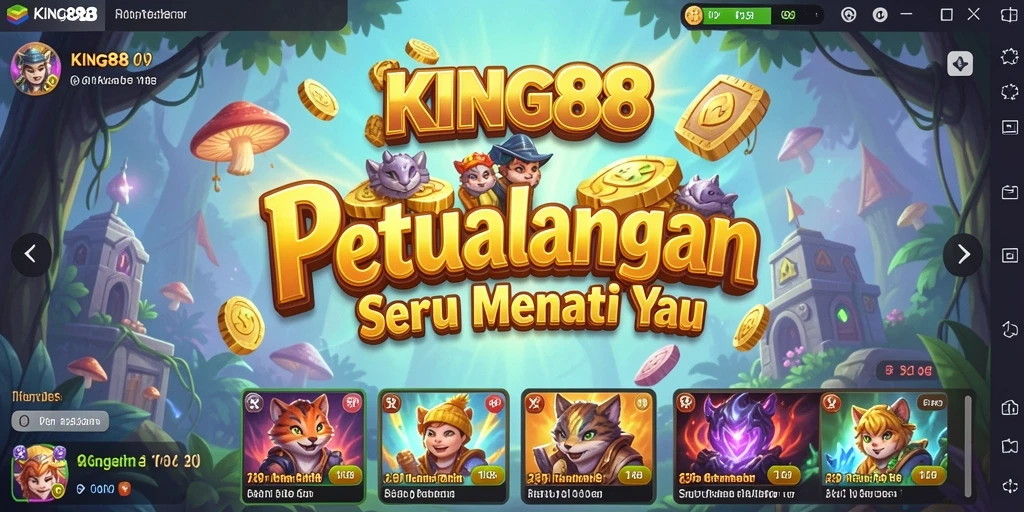 Screenshot KING88 menunjukkan aksi seru dalam dunia petualangan yang menantang.