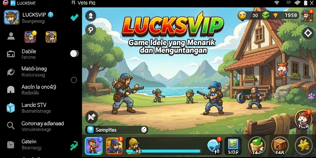 Tampilan menarik dari gameplay LUCKSVIP yang seru.