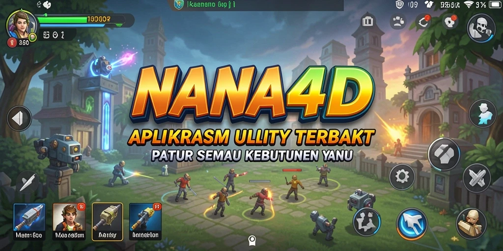 Tampilan antarmuka NANA4D yang penggunaannya sederhana dan efisien.