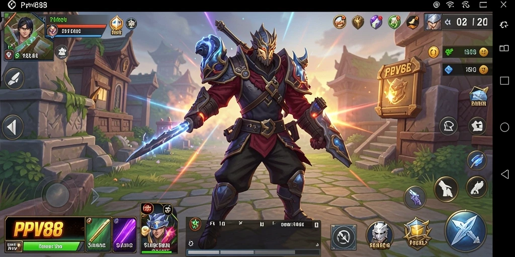 Screenshot gameplay PPV88 yang menampilkan pertempuran strategis.