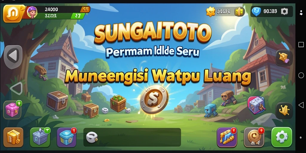 Tangkapan layar menampilkan gameplay Idle yang menarik dan dinamis.
