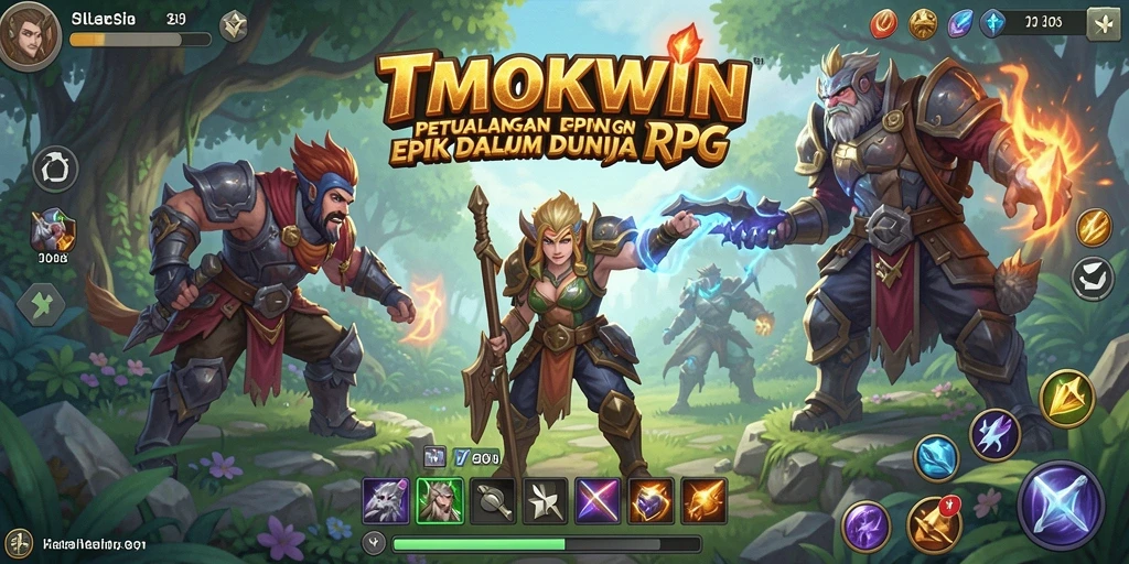 Screenshot gameplay TMOKWIN menampilkan aksi petualangan seru.